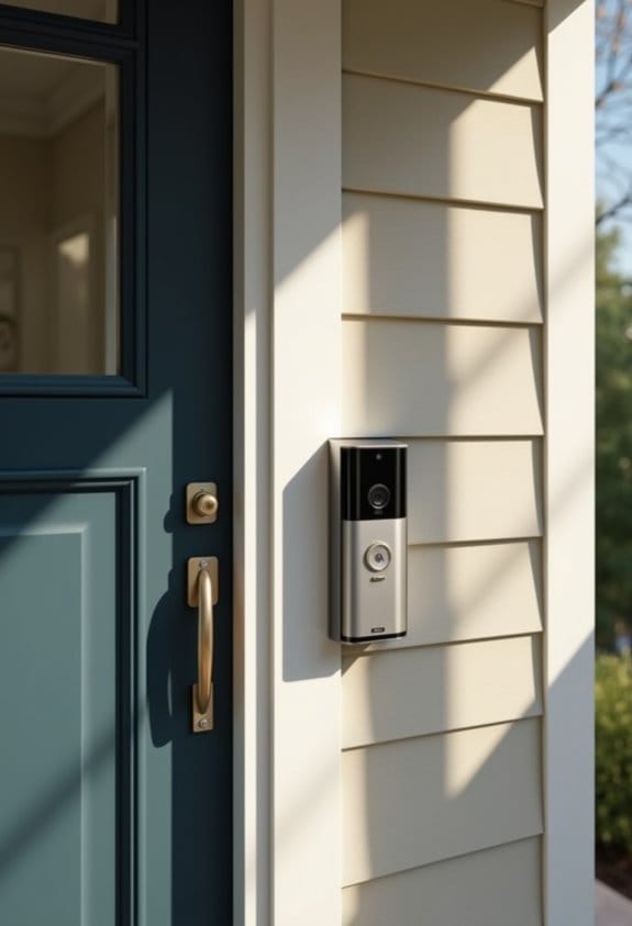 adjust doorbell angle carefully