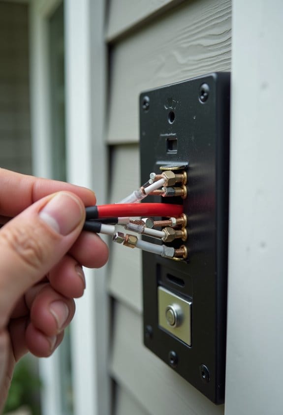 assessing broken doorbell wiring