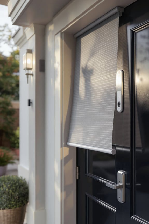 doorbell sun shade options