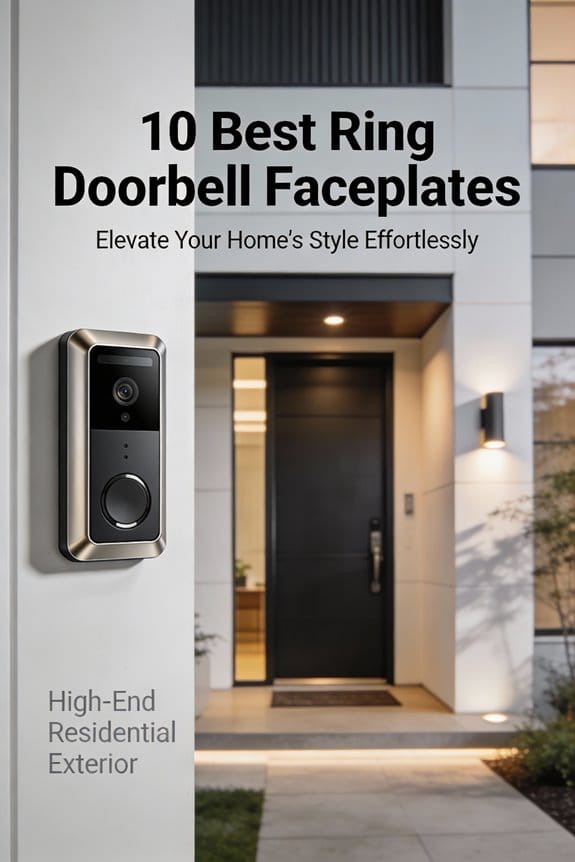 stylish ring doorbell faceplates