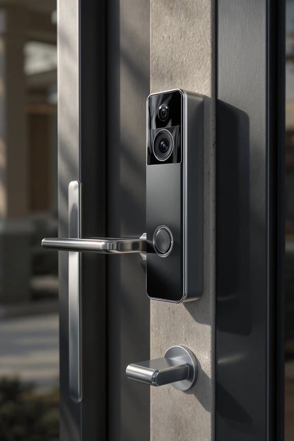 top horizontal view doorbell cameras